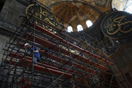 Ayasofya'nın bu hali büyüledi