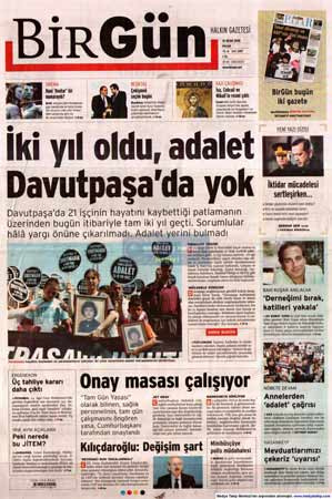 Türk basınında bugün