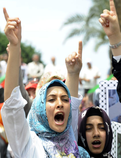 İsrail'e büyük protesto