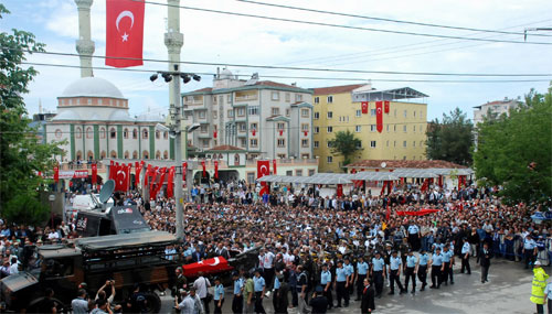 Samsun Şehidini ebediyete uğurladı