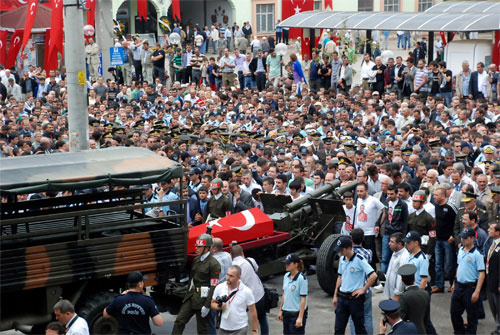 Samsun Şehidini ebediyete uğurladı