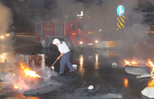 Cizre sokakları alev alev