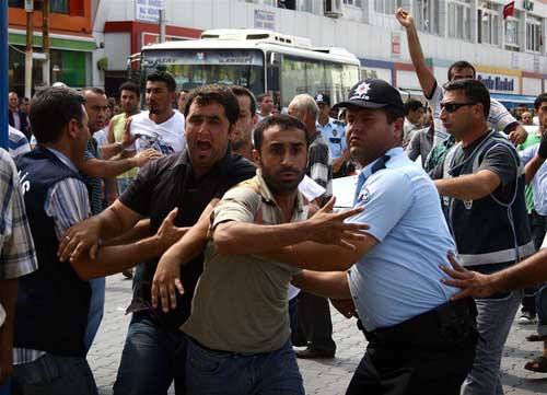 Hatay'da gergin anlar