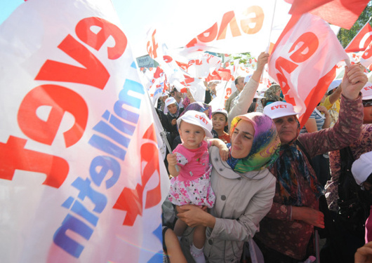 Erdoğan Sincan'da moral buldu