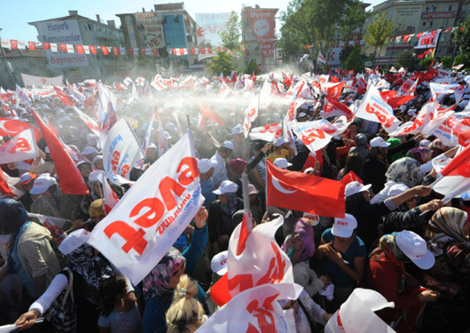 Erdoğan Sincan'da moral buldu