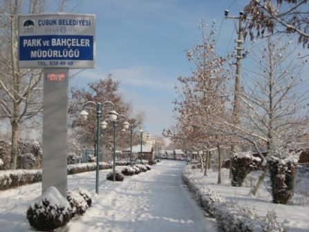 Çubuk'tan kış manzaraları