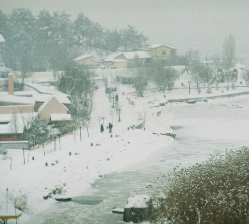 Gölbaşı'ndan kış manzaraları