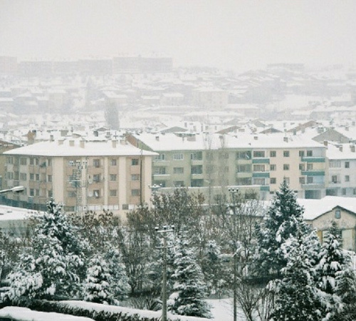 Gölbaşı'ndan kış manzaraları