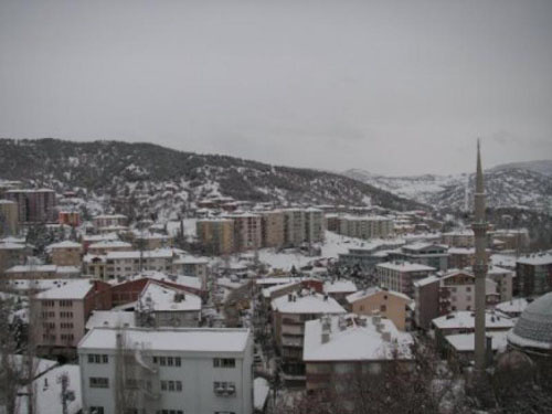 Kızılcahamam'dan kış manzaraları