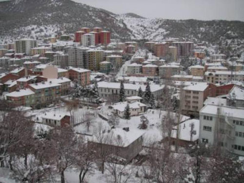 Kızılcahamam'dan kış manzaraları