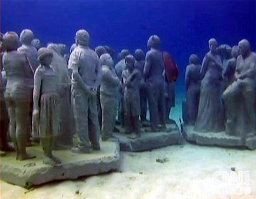 Su altı heykel müzesi