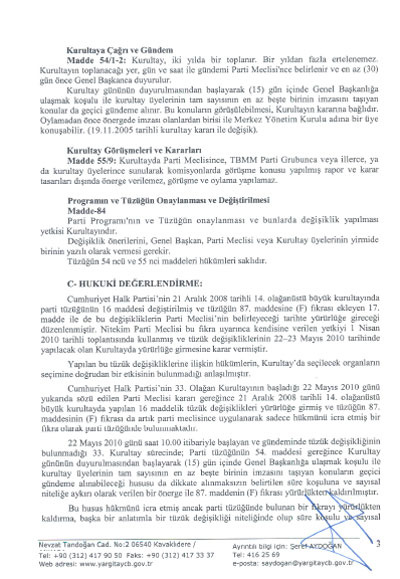 Yargıtay'ın CHP'yi uyardığı o belgeler