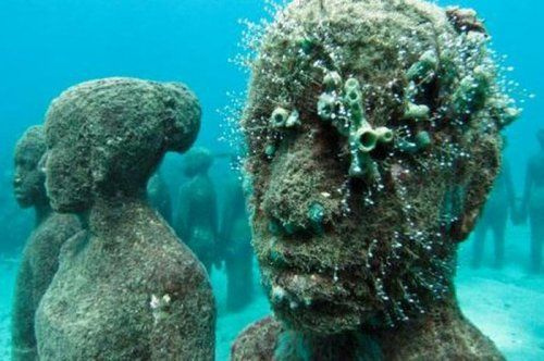 Karşınızda su altı heykel müzesi!