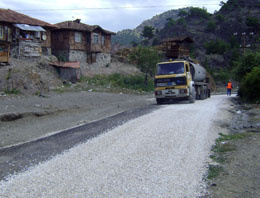 Osmancık'da köy yollarına asfalt