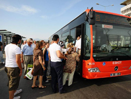 İzmir'de otobüslere 'hızlı tren' ayarı 