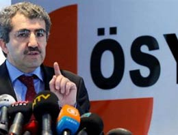 ÖSYM Başkanı Ali Demir söz verdi 