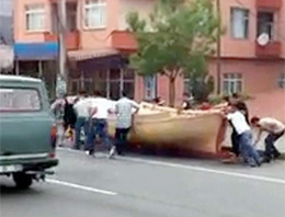 Fatih'in torunları Trabzon'da (video)