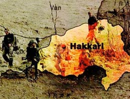 Hakkari'de karakola havan topu