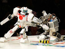 Savaşçı robotlar sahnede