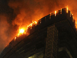 Rusya'nın başkenti yanıyor!