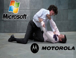 Motorola, Microsoft'u durduramadı!
