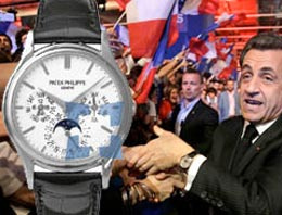 Sarkozy'nin aklı fikri saatinde