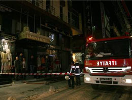 Fatih'te otel yangını