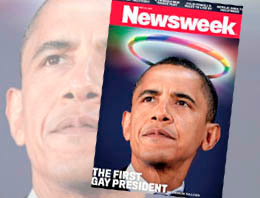 Ünlü dergiden Obama 'GAY' kapağı 