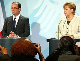 Merkel ile Hollande buluştu