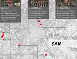 İşte Esad'ın işkence merkezleri