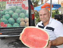 Sıcaktan bunalanlara alo karpuz hattı