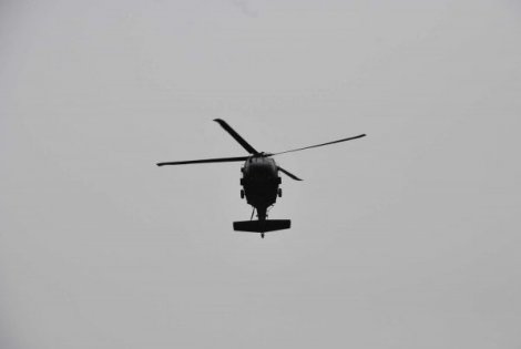 PKK'lılar helikoptere ateş açtı