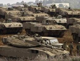 İsrail tank ve buldozerlerle Gazze'de!