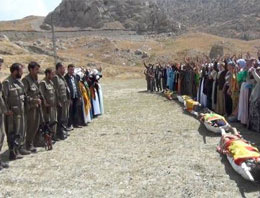 Kato dağında skandal PKK töreni!