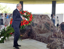 İlk kez bir CHP lideri Menderes'in mezarında