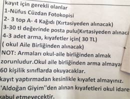 Velileri şaşkına çeviren not