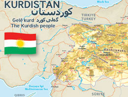 Skandal bir Kürdistan haritası daha!