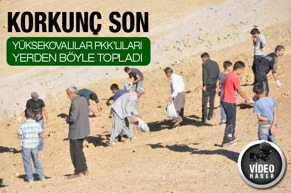 Yüksekovalılar 2 PKK'lıyı yerden topladı
