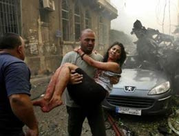 Beyrut'ta korkunç bombalı saldırı!