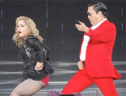 Madonna da Gangnam dansı yaptı