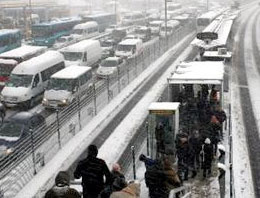İstanbul'a kar geliyor