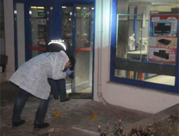 Edirne'de markete molotoflu saldırı