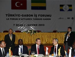 Erdoğan iş dünyasına Gabon'dan seslendi