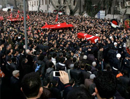 Binlerce kişi şehit polisi uğurladı!