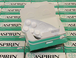Aspirin içenler bu habere dikkat!