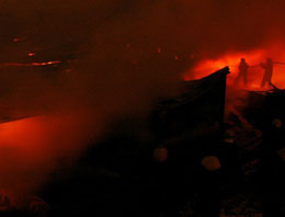 Çankırı'da tuz fabrikasında yangın