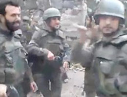 Esad askerleri insan katledip dans ediyor