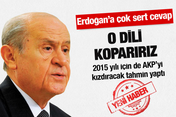 Bahçeli'den Erdoğan'a 'o dili koparırız' resti