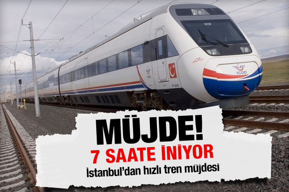 İstanbul'a bir hızlı tren müjdesi daha!