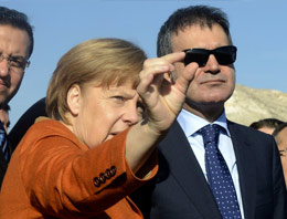 Merkel'in korumaları ip krizi çıkardı!